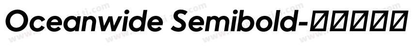 Oceanwide Semibold字体转换